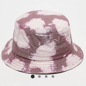 NWT ADIDAS originals unisex reverse tie dye bucket hat in purple